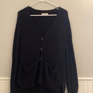 Black Madewell button up cardigan.